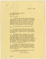 Letter from Julia Morgan to William Randolph Hearst, April 22, 1925