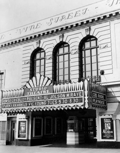 Marquee, Vine Street Theatre