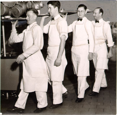 [Kitchen crew at Fort Miley Veterans' Hospital]