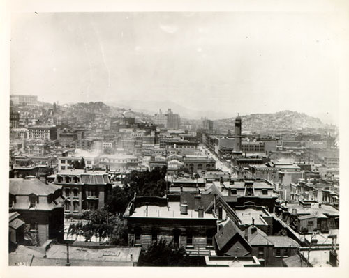 [View of San Francisco, looking north from Rincon Hill]