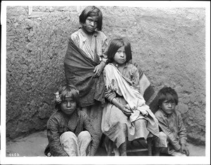 A group of Zuni children, ca.1898