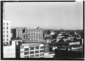 View of Los Angeles from the roof of the Chamber of Commerce building, January 1930