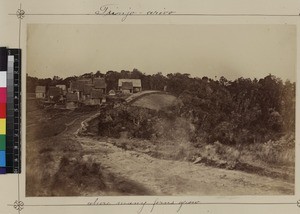 View of village, Tsinjoarivo, Madagascar, 1875
