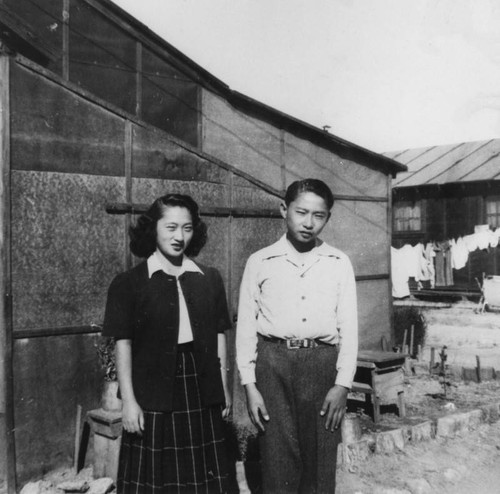 Japanese Americans at internment camp