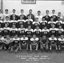 C. K. McClatchy High School 1937 Football Squads