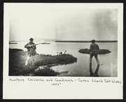 Hunters Chisholm and Goodman at Turk Island Salt Works, 1885