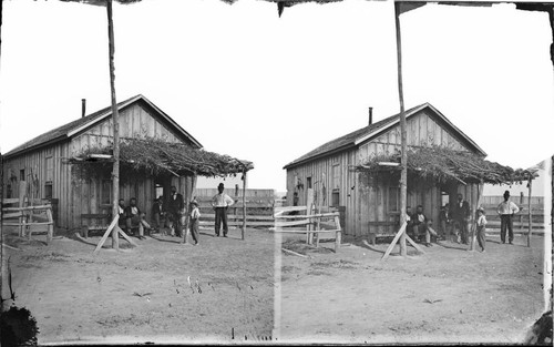 Major G. W. Ingalls' office at Union Agency, Okmulgee, Indian Territory, 1874 and '75
