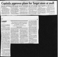 Captiola approves plans for Target store at mall