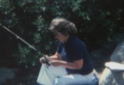 Clark Family Home movies Mammoth Fishing Jeff and Mom