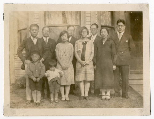 Yoshinaga family with others