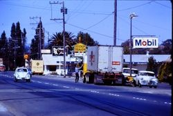Gravenstein Highway South near the Golden Dragon restaurant in Sebastopol, California, 1970