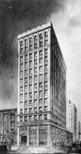 Builders Exchange Building, a drawing