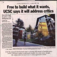 Free to build what it wants, UCSC says it will address critics