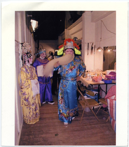 Bosco Chen in the role of a minister in his dressing room backstage at the Great Star Theatre /