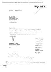 [Letter from Norman BS Jack to Steve Potter regarding a witness statement]