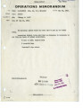 Operations Memorandum [from] Constantine S. Savalas, USIS, London, England [to] T.W. Broecker, USIA, Washington, D.C. - May 21, 1965