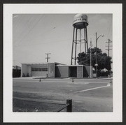 Fire Station 2 at Cuesta Drive at Grant Road, with water tower