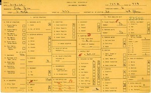 WPA household census for 433 S HOPE, Los Angeles