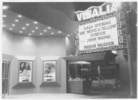 Visalia Theatre, Visalia, exterior, night