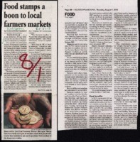 Food stamps a boon to local farmers markets