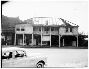 Lugo house wrecking, 1951