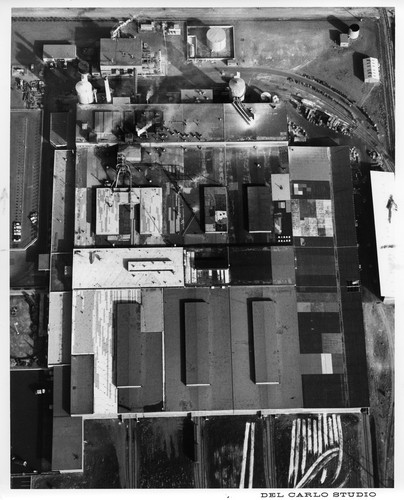 Aerial View of the Santa Clara Fiberglas Company Buildings