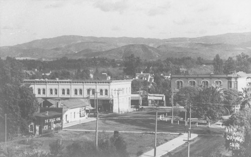 Plaza Square, Orange, California, ca. 1907
