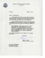 Letter from Frank Tribbe, United States Information Agency, Washington, D.C. to Bruce Herschensohn, Hollywood (Los Angeles, Calif.), March 8, 1965