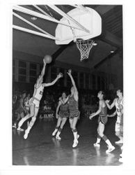 Scene from an Analy High School and El Molino High School basketball game