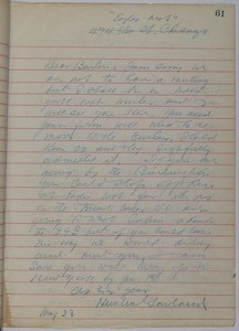 Hamlin Garland, letter, 1902-05-28, to Richard Burton ?
