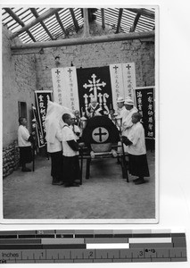 A funeral at Dawan, China, 1936