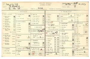 WPA household census for 214 EAST 116TH STREET, Los Angeles County