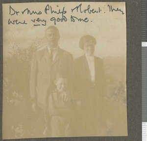 Dr Philp and family, Tumutumu, Kenya, ca.1920