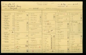 WPA household census for 2124 MOZART ST, Los Angeles