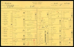 WPA household census for 710 EAST 18TH STREET, Los Angeles