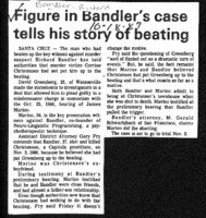 Figure in Bandler's case tells his story of beating