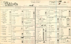 WPA household census for 1215 WEST 252ND STREET, Los Angeles County