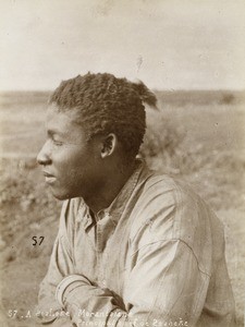 Morantsiane, main chief of Sesheke, in Barotseland, Zambia