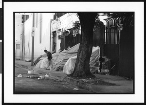 View of the homeless, Union Rescue Mission of Los Angeles, 1996