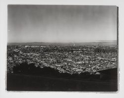 View of Santa Rosa, California, from Ridgeview Drive, 1967