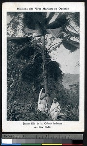 Two young women of the Indian Colony, Fiji, ca.1900-1930