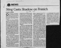 Sting Casts Shadow on Franich