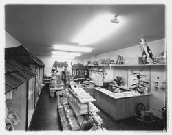 Don Weiss Baby News Store interior, Santa Rosa, California, 1963