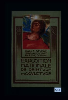 Salle Studio, 2 rue des Petits Carmes, du 2 au 17 sep'bre. Exposition nationale de peinture et de sculpture