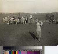 MacDonald Smith at the Palos Verdes Open Golf Tournament, Palos Verdes Golf Club