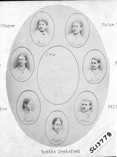 Seven Girls in a Circle