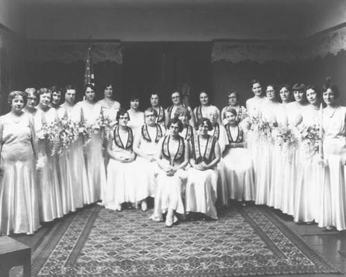 Ruby Rebekah Lodge Members, Orange, California, 1931