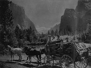 Porterville Visitors at Yosemite, 1900