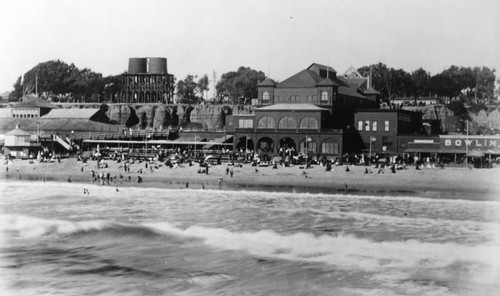 View of the North Beach bathhouse