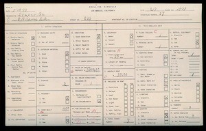 WPA household census for 233 E ADAMS, Los Angeles